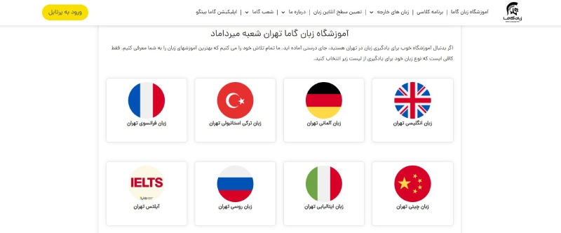 آموزشگاه زبان گاما