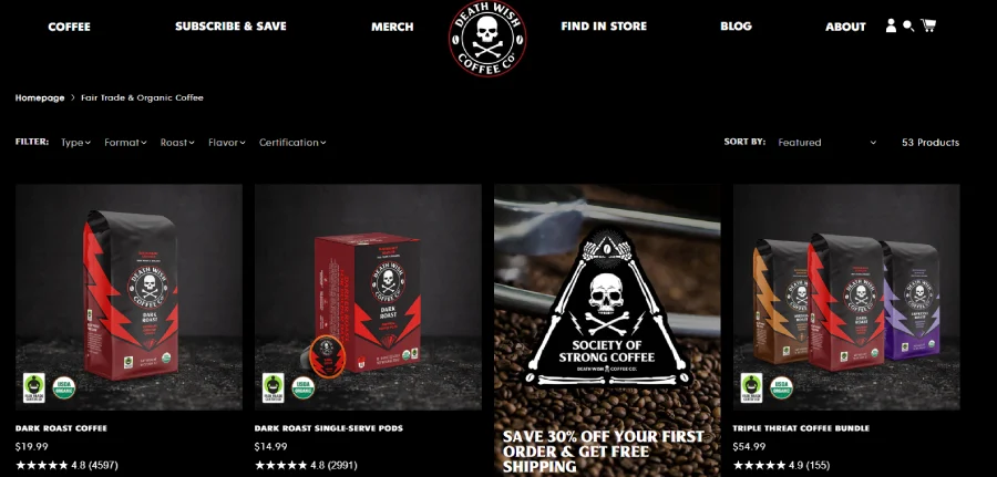 Death Wish Coffee قهوه خوب چه مارکی بخرم