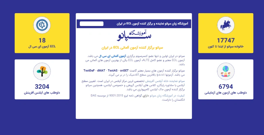 آموزشگاه زبان سپانو در رشت