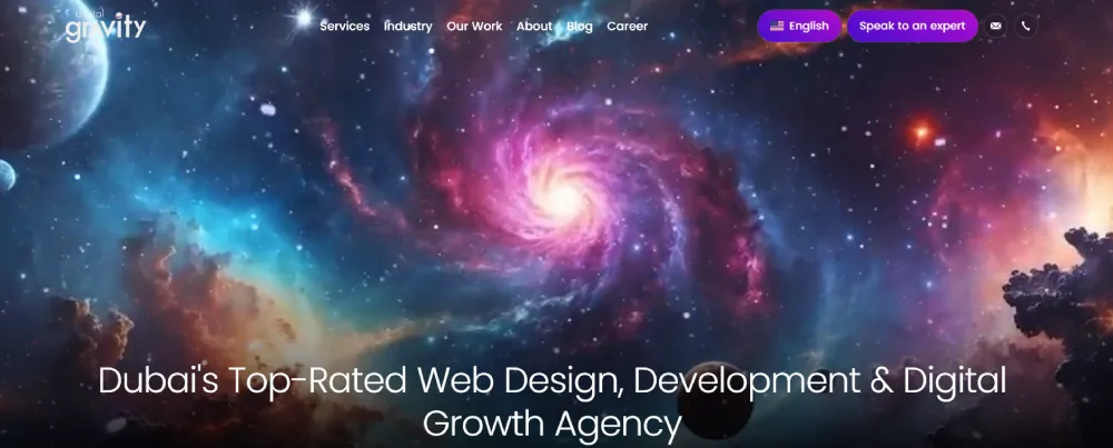 Digitalgravity بهترین شرکت های طراحی سایت در دبی