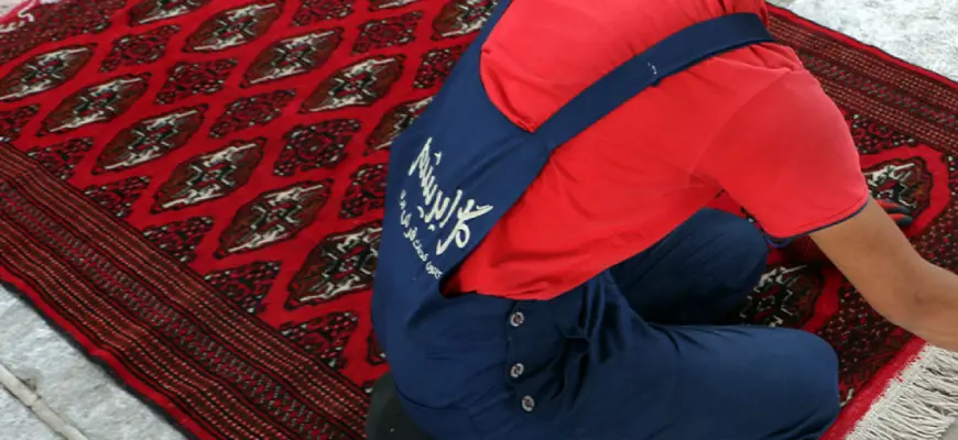 گل ابریشم خدمات قالیشویی