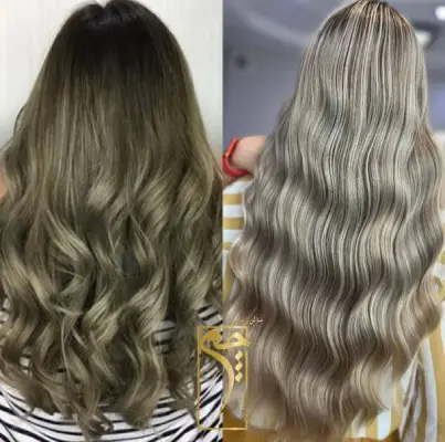 رنگ مو در سالن زیبایی چم
